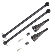 2 StüCk Metall Vorne Hinten Antrieb Welle für Losi Lasernut U4 1/10 Rock Racer Buggy RC Auto Upgrade Teile Ersatz Teile ZubehöR