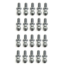20 StüCk Metall M3 Sechskant Kugel Kopf Schrauben für  TT-01 TT-02 Sakura D4 D5 1/10 RC Drift Auto Ersatz Teile Universal,3