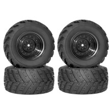 Roda de Pneu de Borracha de 4 Pces para Hbx Haiboxing 901 901A 903 903A 905 905A 1/12 PeçAs de AtualizaçãO de Carro Rc AcessóRios de ReposiçãO