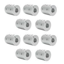 3D Printer Parts High Precision Rigid Coupling, Aluminium Alloy Shaft Coupler, Compatible with Stepper Motors