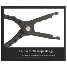 Fish Lip Clamps Fish Clamp Fishing Flat Tweezers Tackle Tool Fish Controllers Grippers Skidproof Fishing Fish Lip Pliers