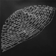 3pcs 47 Inch Clear Rubber Replacement Net Replacement Bag for Fly Fishing Landing Net Fishing Tackles