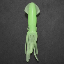 30Pcs 10.5Cm Octopus Lures Squid Skirt Bait Glow in Dark Luminous Saltwater Bait for Tuna Marlin Bass Lure