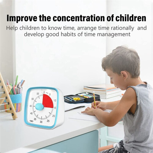 Visual Timer with Night Light, 60 Minutes Countdown Timer for Kids and Adults,  Management Tool () 1