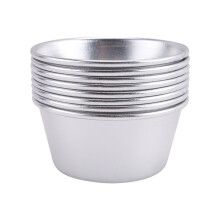 8 Pieces Individual Molds Pudding Molds Cups Chocolate Molten Pans Non-Stick Cupcake Cake Cookie Pudding Mold