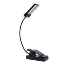 Double-Headed Rechargeable, Portable Music Stand Light, Clip- Music Stand Light,  Eye Care Book Light