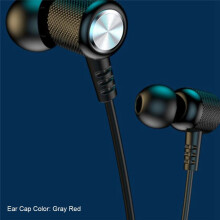 Auricolare Wireless Tipo di Collo Riduzione del Rumore Stereo Scheda Plug-In Universale Sport Ear Headset Mic,Nero