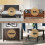 Altura de 6 Polegadas Trapezoidal em Forma de L Metade Superior com Picos Inferior Tira de Borracha King Bed Riser Riser de MóVeis de 4 PeçAs 3
