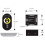 Portable LED Touch Dimming Controller 6 Keys RF Wireless Remote Control LED Monochrome Strip Light Dimmer 12-24V 18A 9