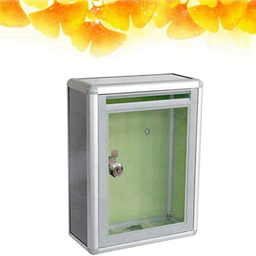 Proposal Box with Lock and Key Small Lockable Metal Wall Mounted Home Office Proposal Box 2