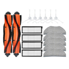 For 360 S9 S6 Pro X90 X95 Robotic Vacuum Cleaner HEPA Filter Roll Main Brush Side Brush Mop Cloth Rag Spare Accessories