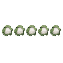 5 PièCes  LéGumes en Argile Faits à la Main Maison de PoupéE Miniatures Chou-Fleur Chou Chinois pour Cuisine de PoupéE