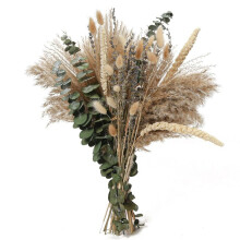 60Pcs Dried Flower Pampas Decorative Reed Grass DIY Flower Arrangement for Home Office Decor, Wedding Centerpieces