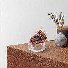 4 Packs 1.9Inch Rock Display Stand, Three-Peg Square Acrylic Display Stands for Rocks, Minerals Slab, Crystal