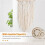 Tenture Murale en Macramé Tissé à la Main Boho Cotton Rope Boho  Home Decor 5