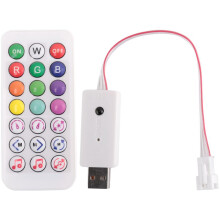DC5V SP620E USB Music Pixel Controller RF Remote for WS2812 RGB Led Strip Light Tape