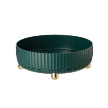Kitchen Storage Rotating Shelf Seasoning Rack Seasoning Box Household Turntable Rotating Storage Rack Green