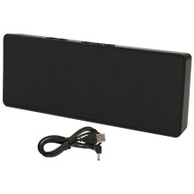 Digital Alarm Clock (Powered By Battery) or USB Powered Table Clock Snooze Night Mode 12/24H Electronic LED Clocks Black