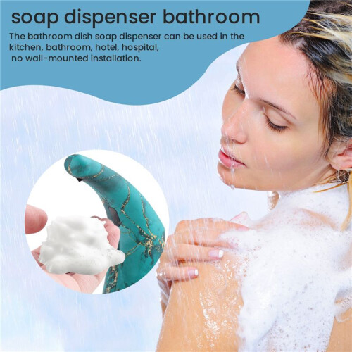 300ML Automatic Soap Dispenser, Touchless Electric Auto Sensor Soap Dispenser, Bathroom Liquid Dispenser