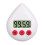 Digital Clock Timer Temperature Humidity Visual Countdown Timer Wall Clock White 2