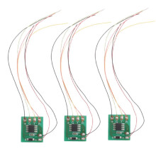 3Pcs HO N Scale Model Electric Circuit Board Traffic Light Signal Model HO Scale Train Railway Miniatures