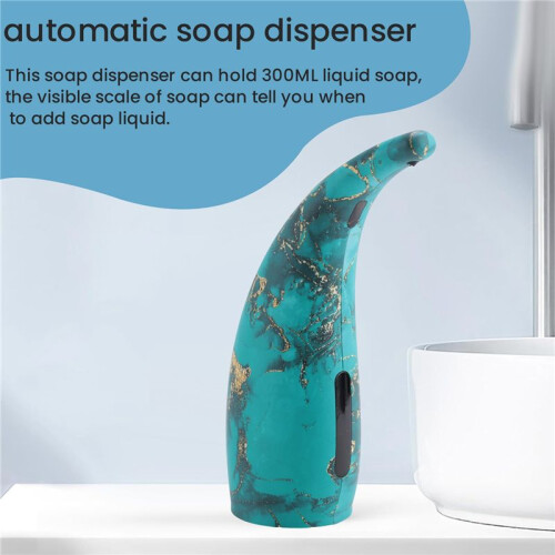 300ML Automatic Soap Dispenser, Touchless Electric Auto Sensor Soap Dispenser, Bathroom Liquid Dispenser