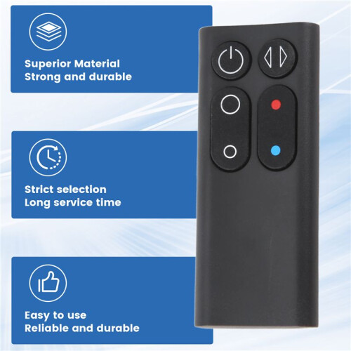 Replacement AM04 AM05 Remote Control for  Fan Heater Models AM04 AM05 Remote Control(Black) 1