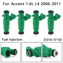 4 Szt. Wtryskiwacze Paliwa 35310-37150 dla Accent 1.6L L4 2006-2011