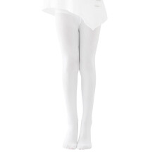 90D Filles Ballet Danse Pilates Chaussettes, Leggings de Danse Professionnels Blanc-L