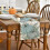 Fall Eucalyptus Leaves Pumpkins Table Runner, Autumn Thanksgiving Kitchen Dining Table Decoration for Indoor A 10