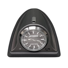 Car Air Freshener Diffuser Clock Fragrance System Natural Aromatherapy Spray - Display for Cars Home Black