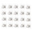 20Pcs Self Adhesive Curtain Bracket Holder Rod Hooks Wall Curtain Hanging Fixed Clip Adjustable Storage Hooks Clamp-A 1