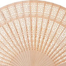 20 Sets Wooden Hand Fan Wooden Folding Fan Favors Wooden Fan with Gift Bags and Thank You Tag and Tassels