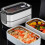 304 RVS Lunchbox Magnetron Draagbare Mesh Bento Voedsel Opslag Container 4