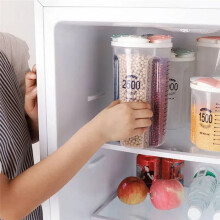 Grain Storage Tank Plastic Compartment Storage Tank Kitchen Household Food Sealed Storage Box,3 Grids