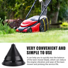 Lawn Mower Blade Sharpener, Lawnmower Blade Sharpener for Drill with Blade Balancer, Mower Blade Sharpener for Any