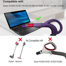 Traceless Dust Brush with 1-1/4 Inch to 1-3/8 Inch Adapter,Self-Cleaning Dusting Brush for Keyboard Screens Dust Remover