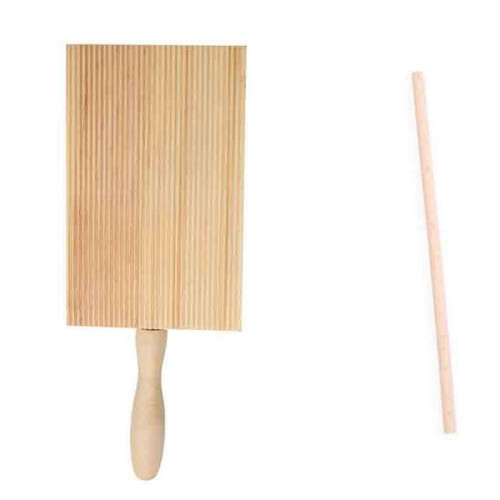Italian Gnocchi Board Wood Kitchen Baking Tool Pasta Maker Professional 1