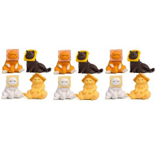 12 Pcs Cat Ornaments Dinning Table Decor Cars Toys Decoraciones Decor for Kittens