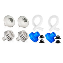 25022E Kit Connettori Getto D'Acqua per Piscine 25016 Sostituzione del Set di Tubi per Skimmer e Adattatori B per Piscine Fuori Terra