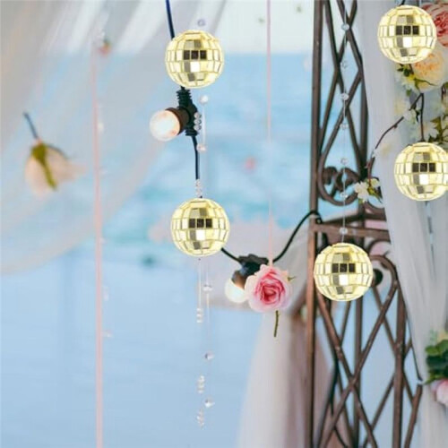 Disco  70s Decor Themed Wedding  Mirror 2