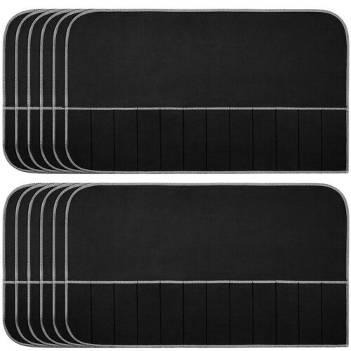 Silver Storage Bags Silver Storage Cloth  Flatware Organizer Anti Tarnish Silver Protector Bags 12Pcs
