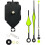 2 Set Quartz Clock Movement Kit Oscillating Movement + Luminous Pointer Clock Repair Parts Replacement Parts A 3