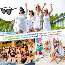 Boda Gafas de en Forma de Corazón Despedida de Soltera Gafas Dama de Regalos para Padrinos de Boda Blanca