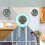 Digital Shower Clock Waterproof, Bathroom Timer Clock, Digital Kitchen Wall Clock, No Punching Suction Cup Clock 4