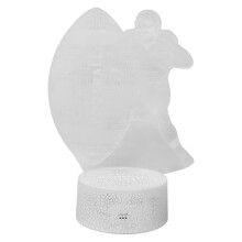 LED-Fußballlicht, Visuelle 3D-Effekte, Acryl-Fußballschild-Lampe, 16 Farbwechsel, Energiesparendes Nachtlicht für Kinder