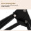Desktop Microphone Stand Adjustable Microphone Stand with F-Clamp,Suitable for 1.75in Diameter Mics 10