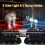 USB Humidifier 300ml Train Shaped Essential Oil Diffuser with Quiet Cool Mist 2 Lighting & 2 Mist Modes Aromatherapy A 4