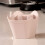 Coffee Grounds Bucket Polygons Espresso Grounds Dump Bin Multipurpose Espresso Disposal Bucket for Home/Office White 8