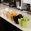 Coffee Grounds Bucket Polygons Espresso Grounds Dump Bin Multipurpose Espresso Disposal Bucket for Home/Office White 7